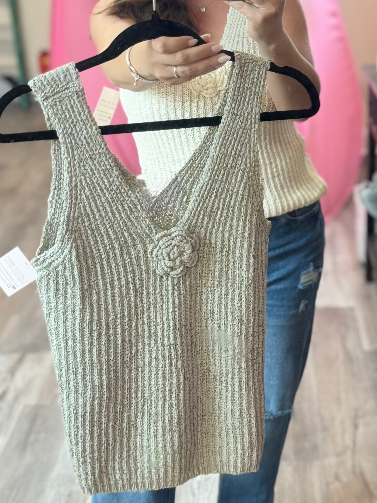Rose Garden Sweater Tank