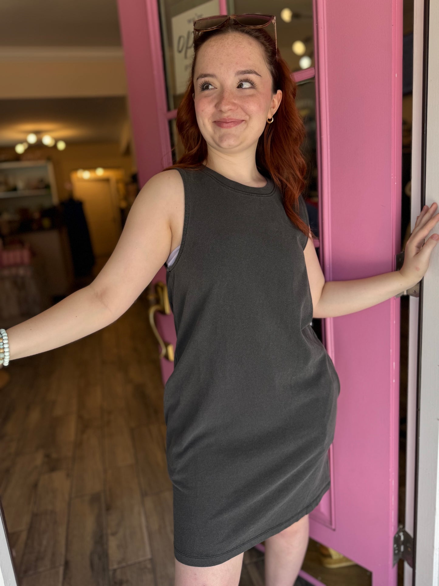 Sunset Drift Tank Dress
