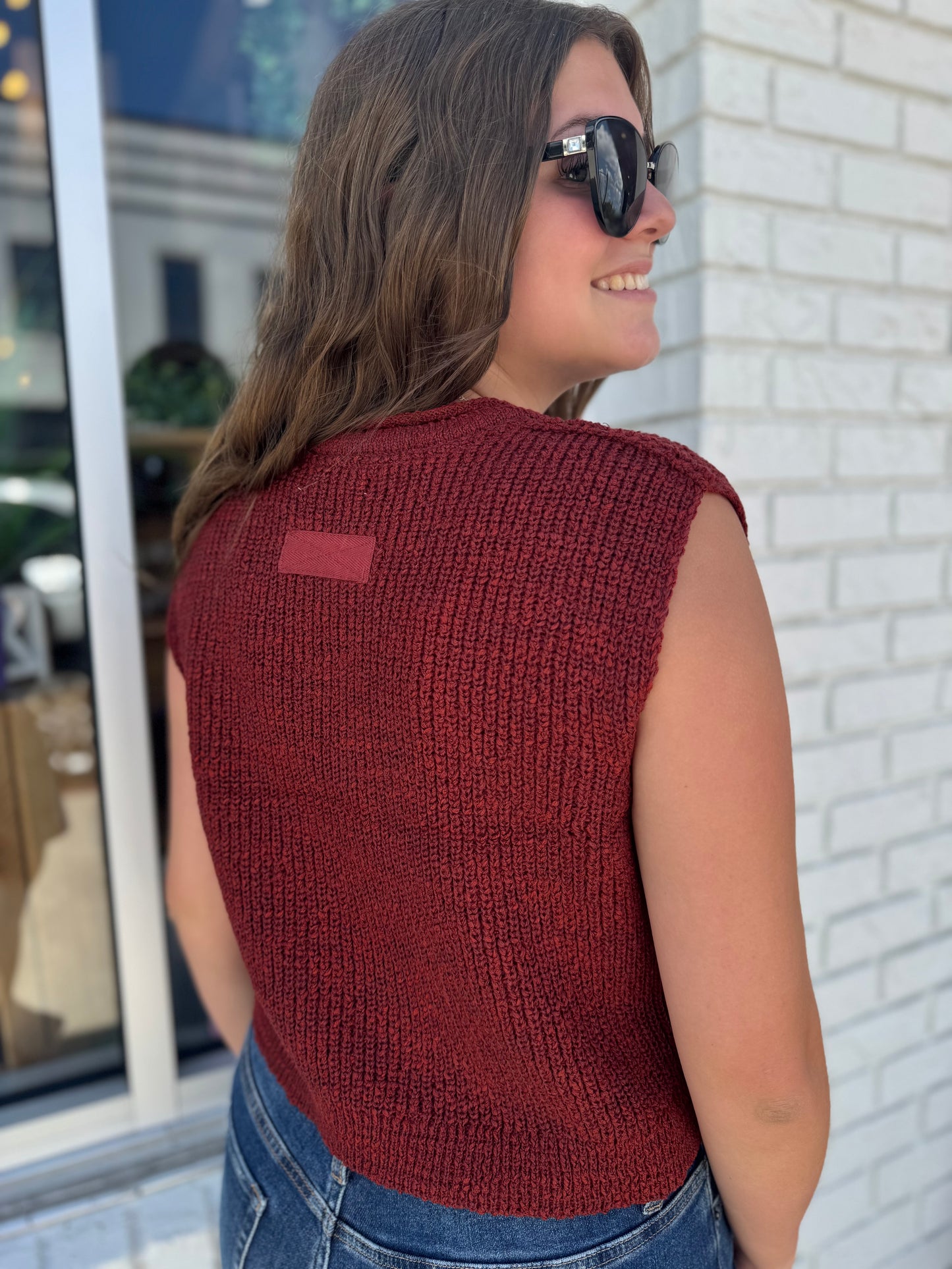 Button Breeze Split Vest - 2 Colors