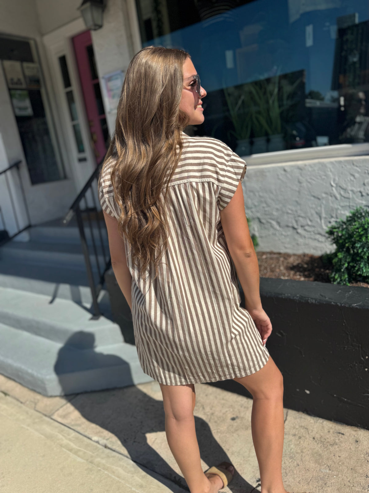 Sunday Stroll Stripe Dress