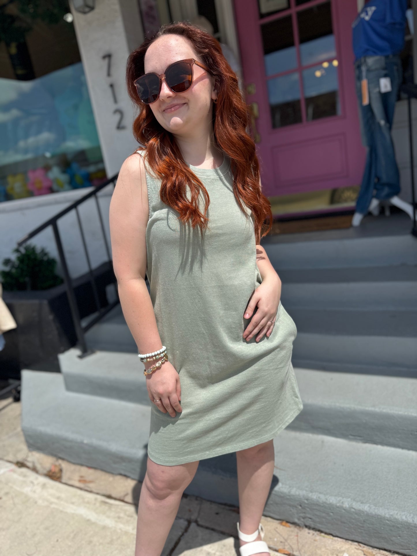 Sunset Drift Tank Dress