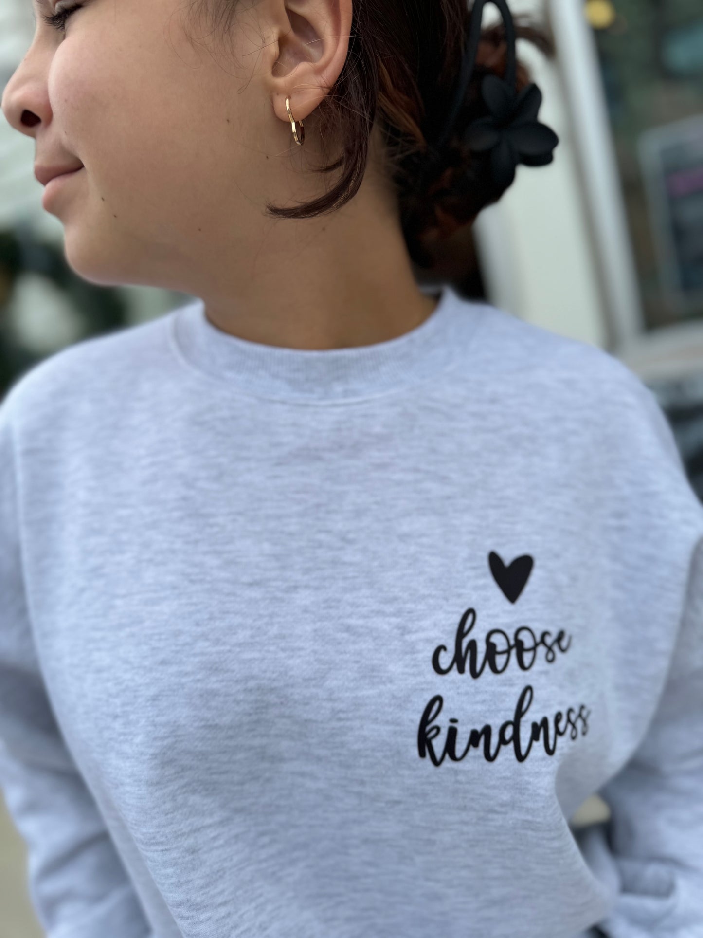 Choose Kindness Sweatshirt - Gray