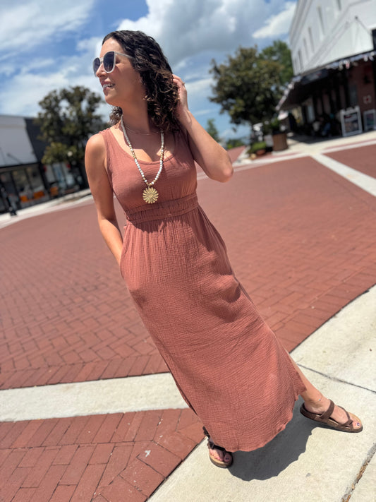 Sun-kissed Stroll Dress