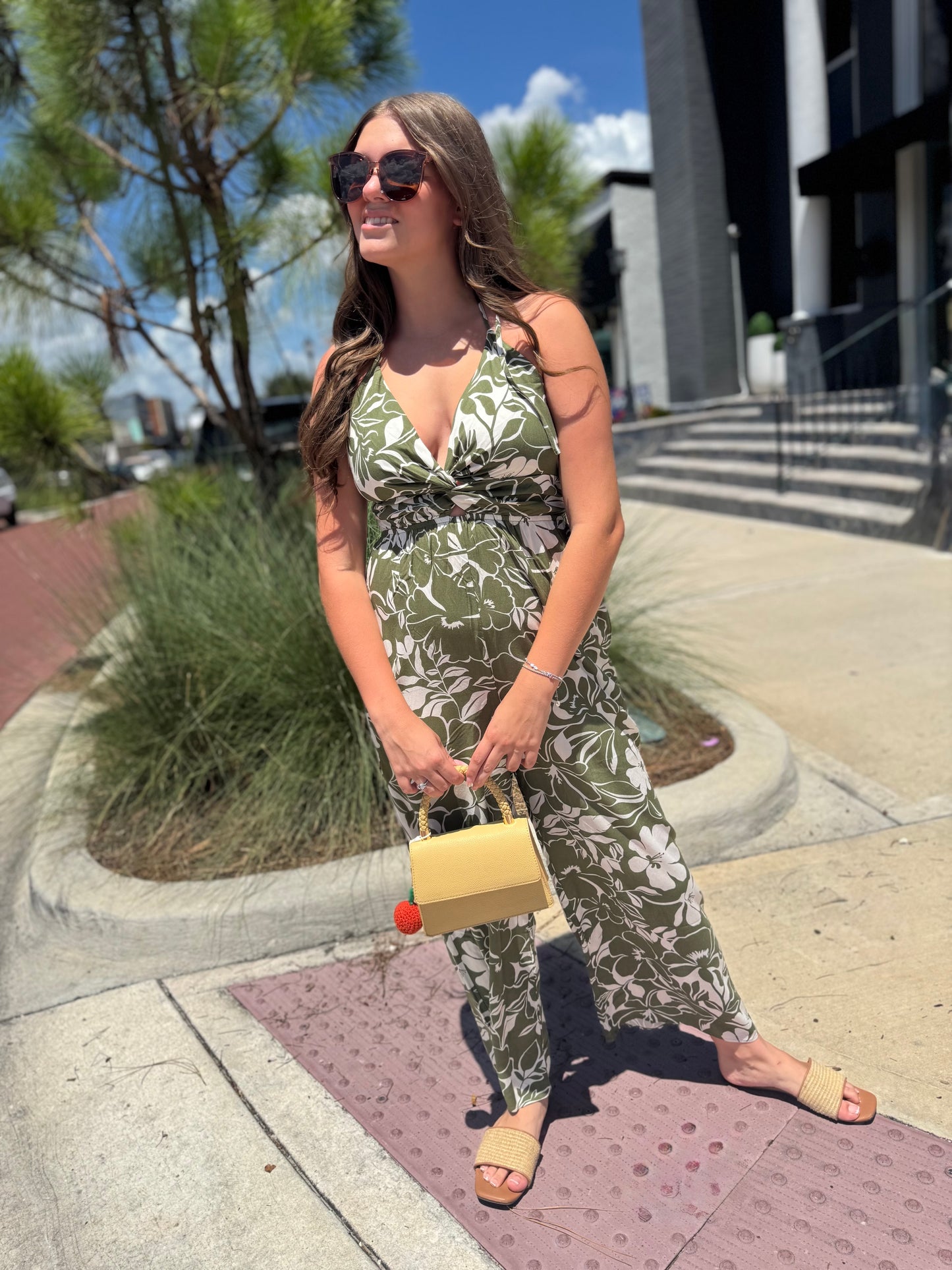 Twist & Turn Halter Jumpsuit
