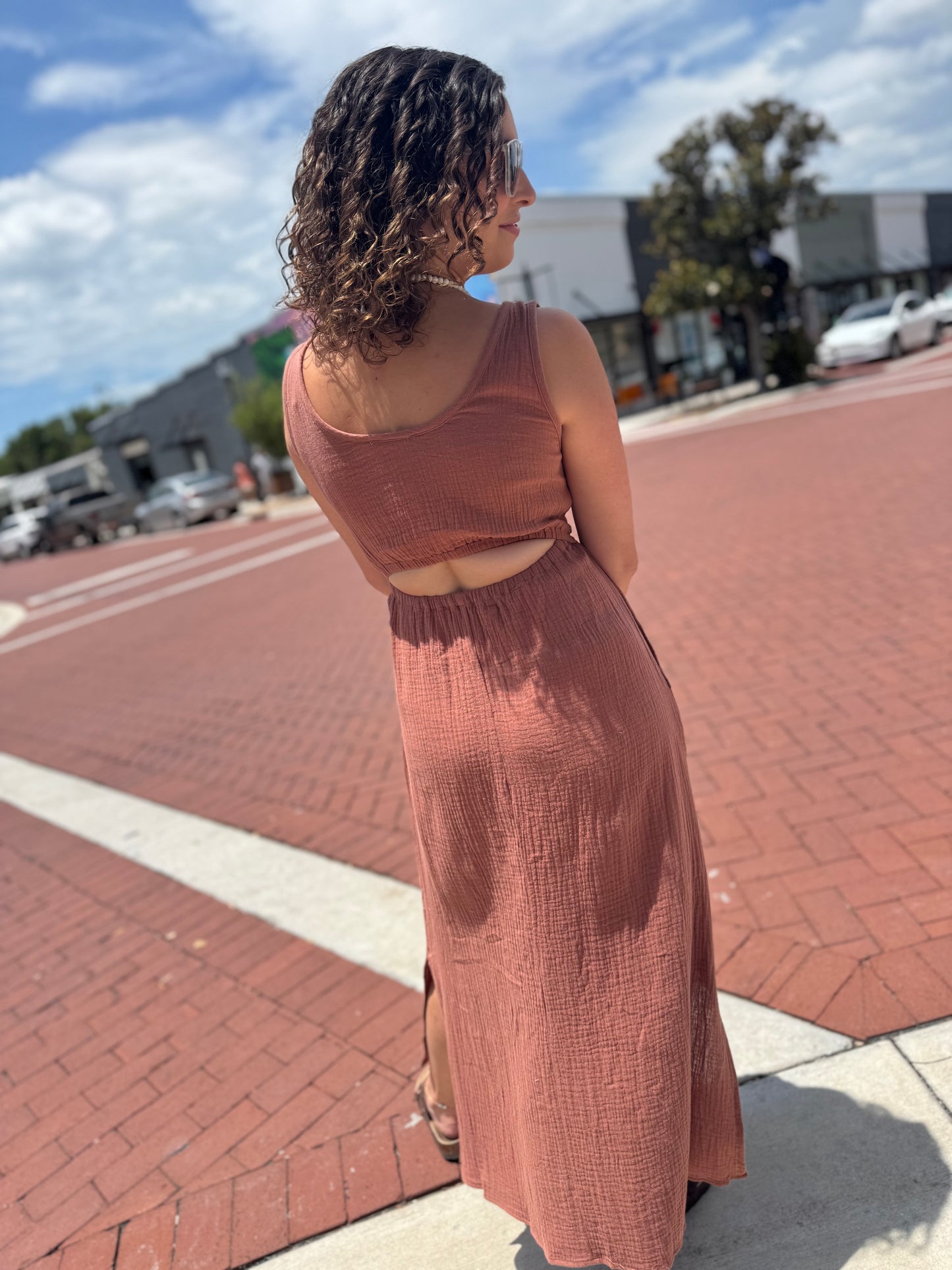 Sun-kissed Stroll Dress