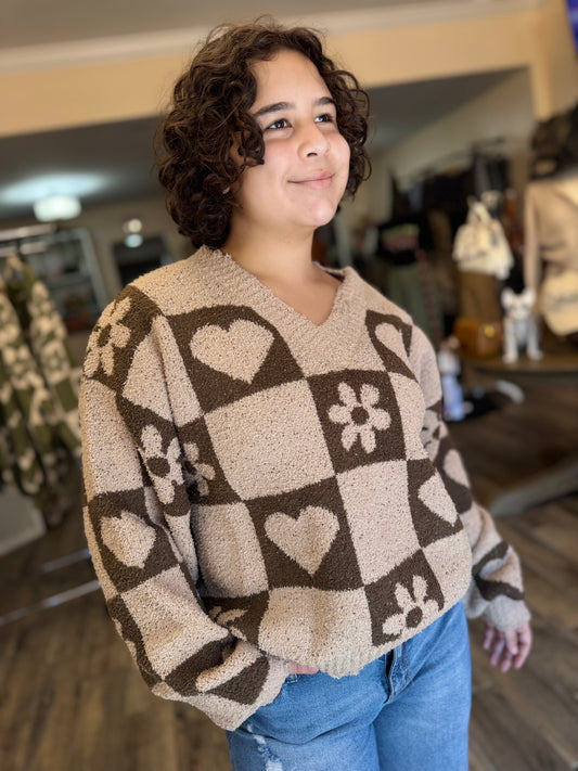 The Frosted Bloom Sweater