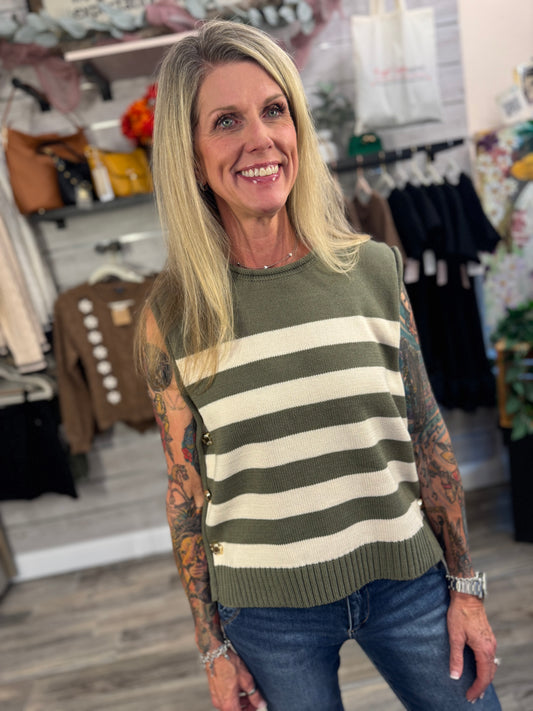 Weekend Forecast Stripe Knit