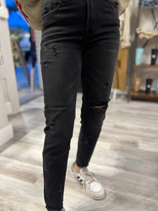 Brianna Mid Rise Tapered Jeans