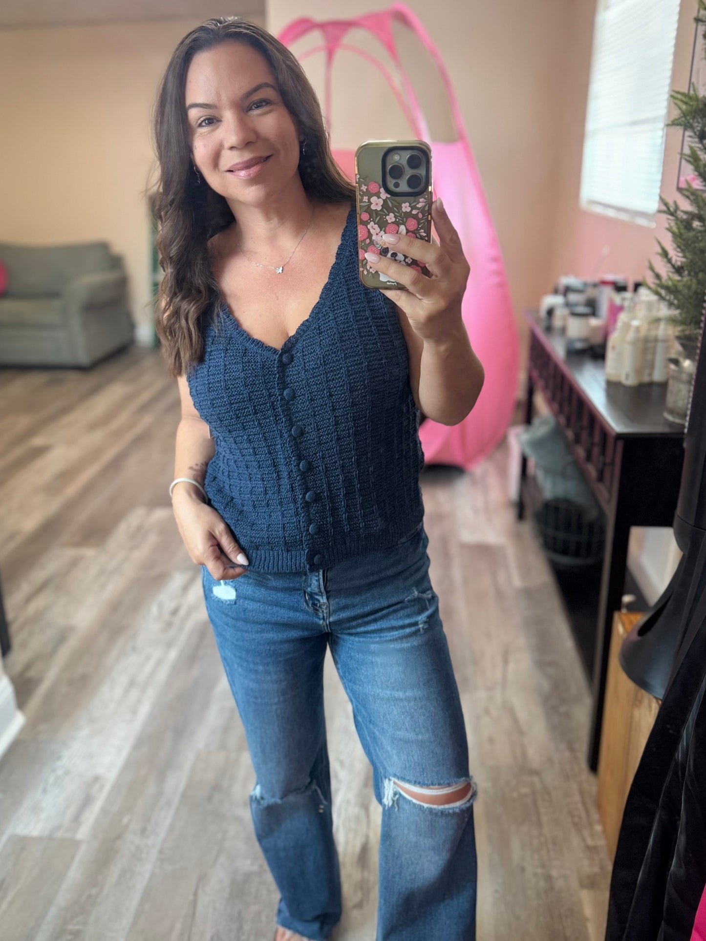 Buttoned by the Bay Tank