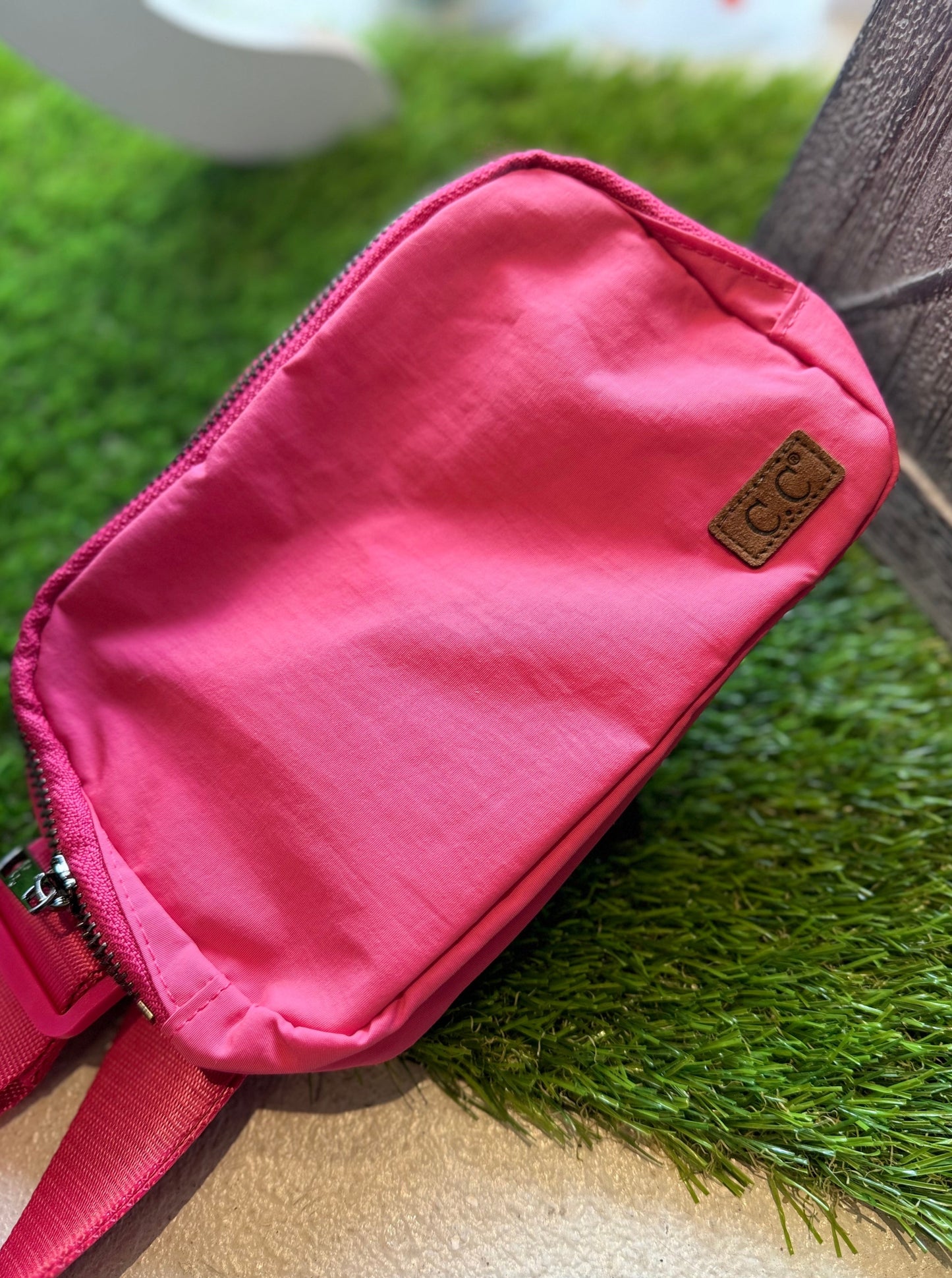 C.C. Waterproof Belt Bag - Hot Pink