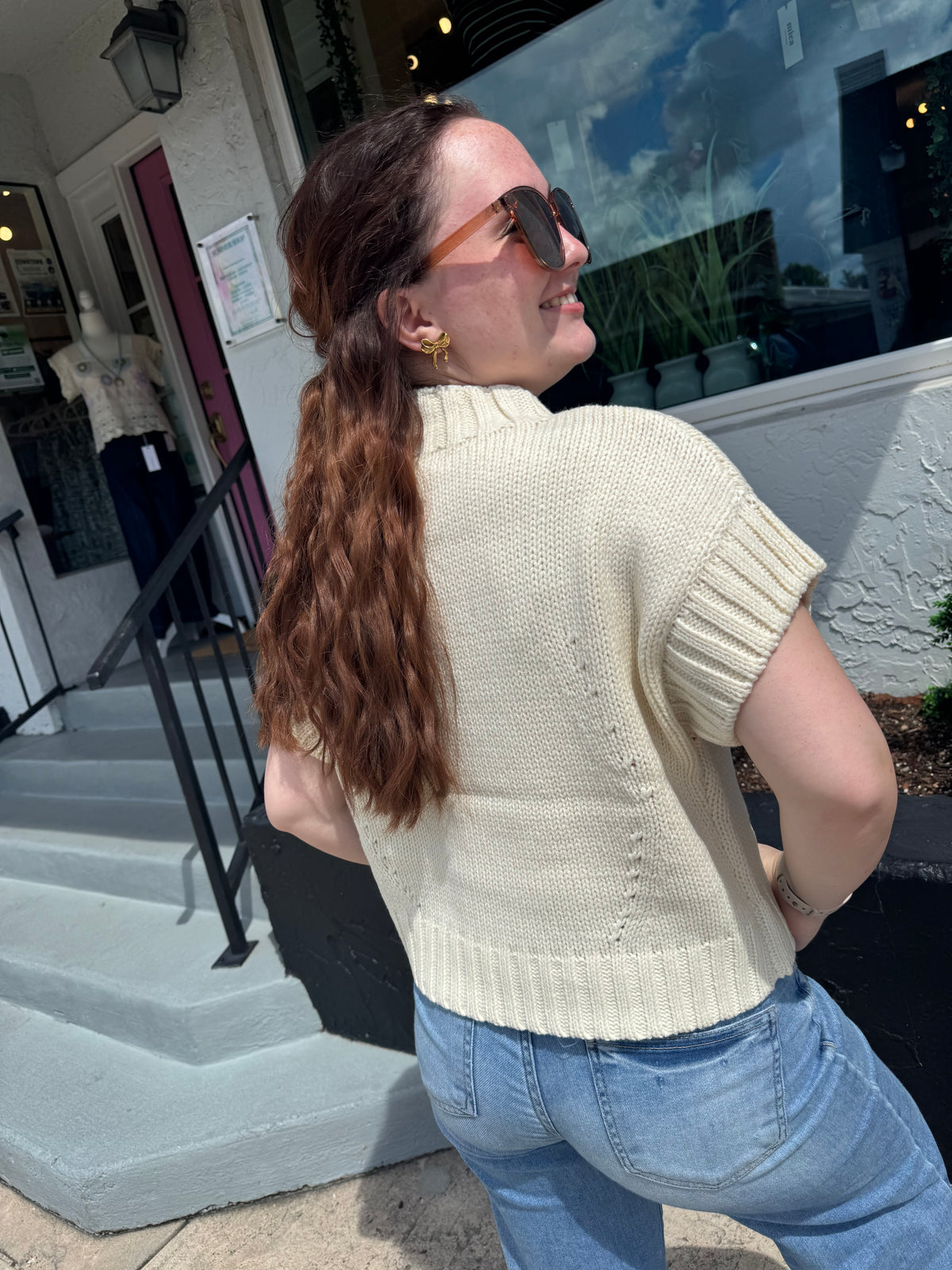 Main Character Star Sweater