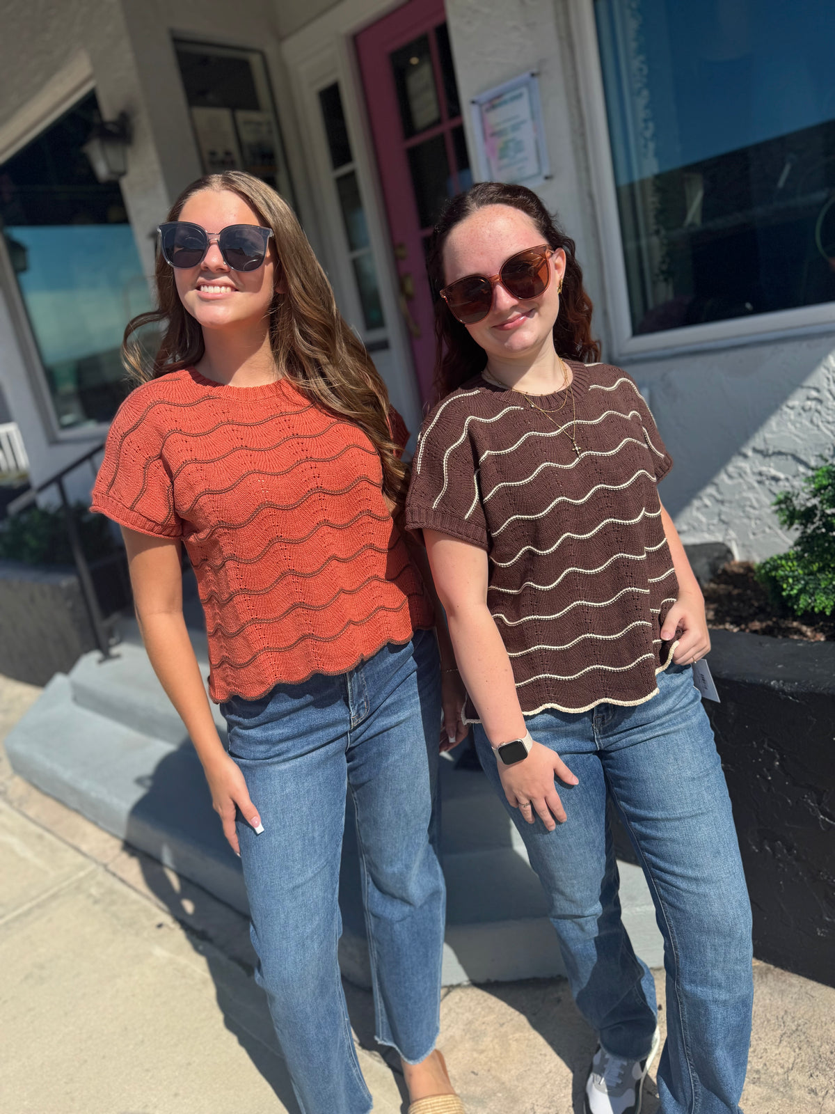 Stripe Right Knit Top