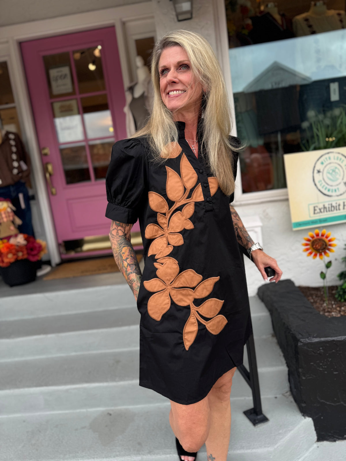 Leaf Me Looking Cute Mini Dress
