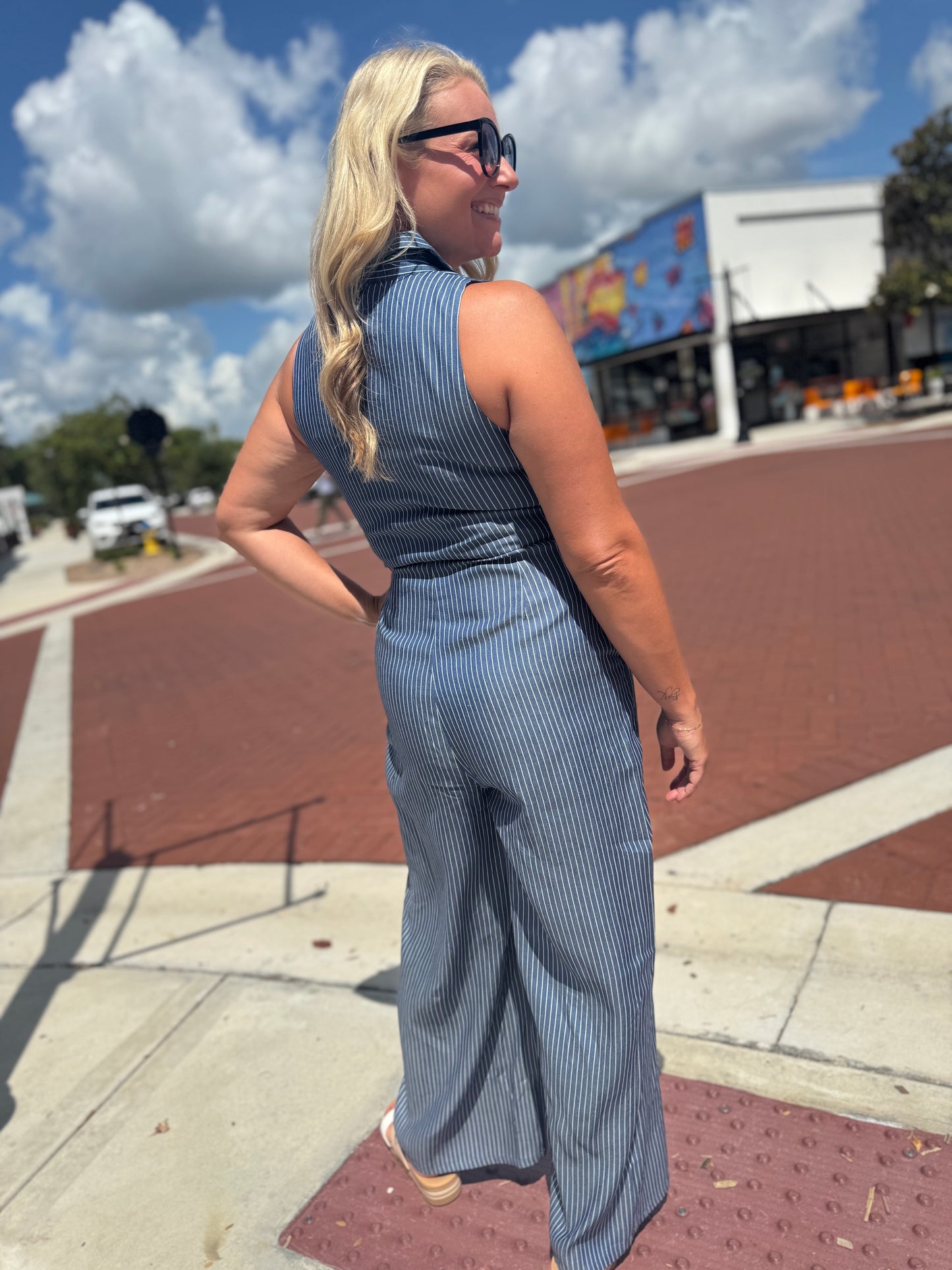 The Stripe Right Jumpsuit