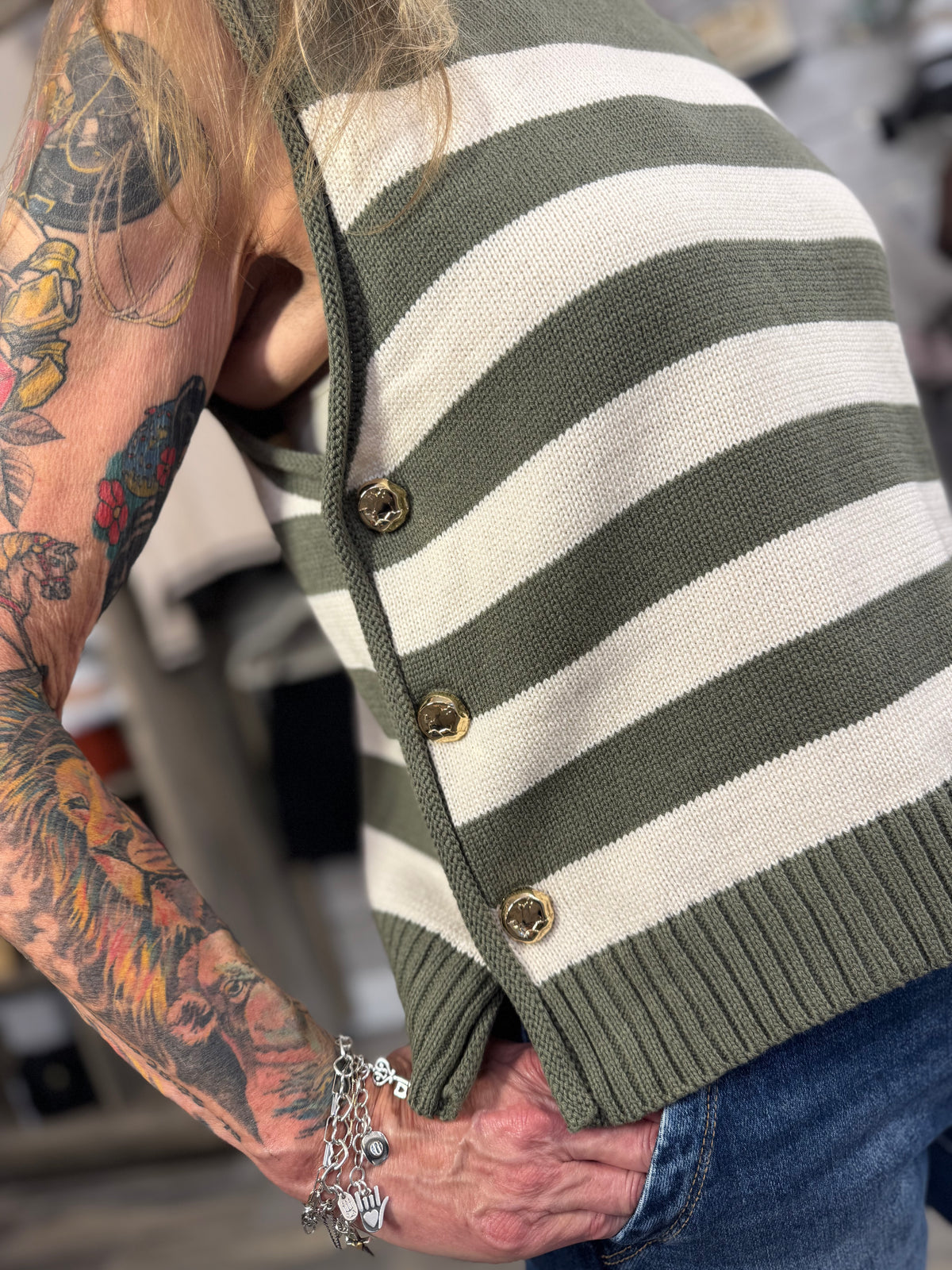 Weekend Forecast Stripe Knit