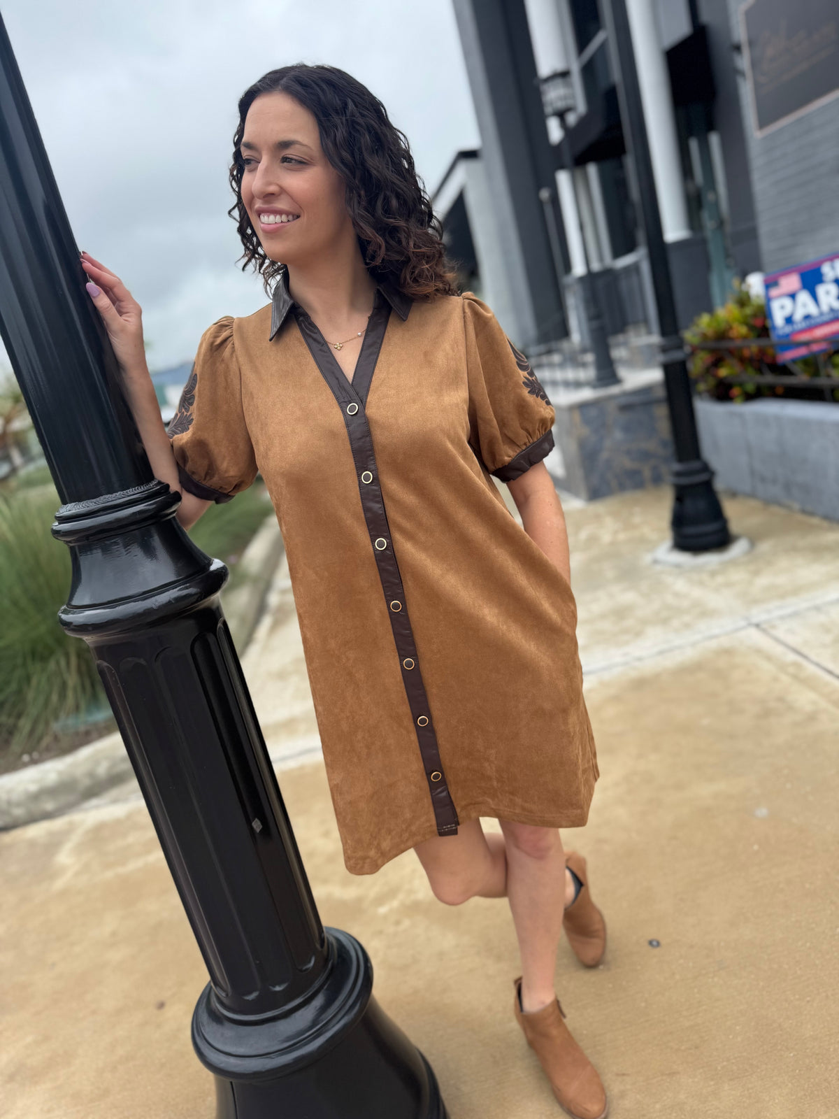 Golden Hour Mini Dress