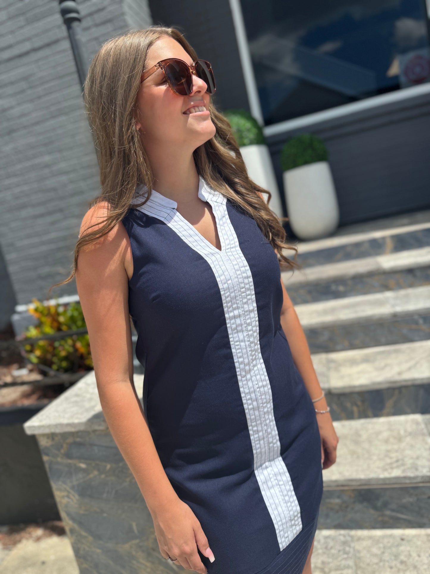 Linen Love V-Neck Dress