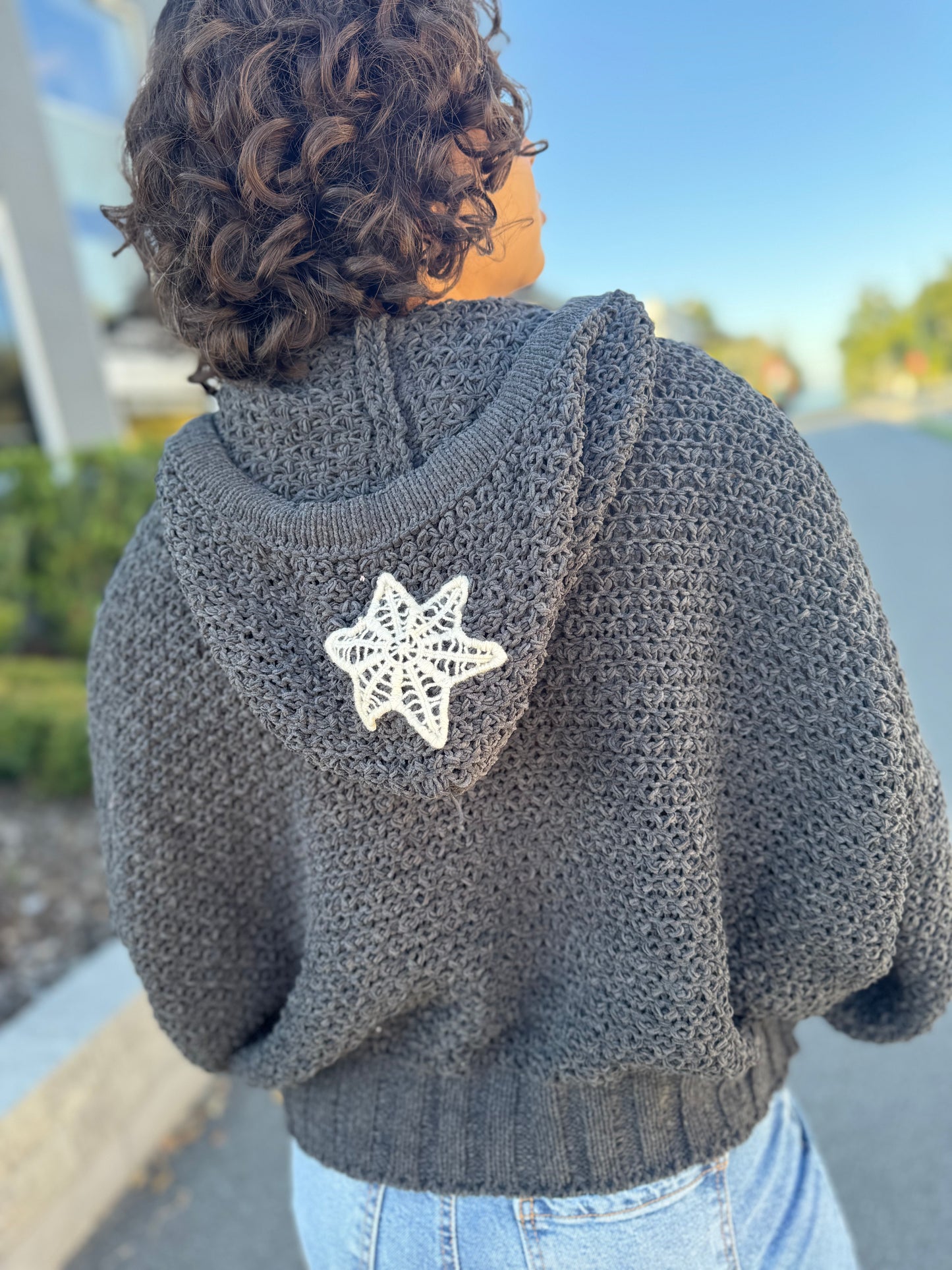 The Stargazer Crochet Zip Up