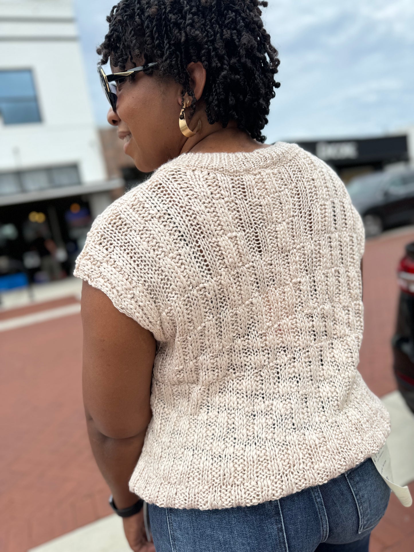 In The Wind Knit Top - Oatmeal