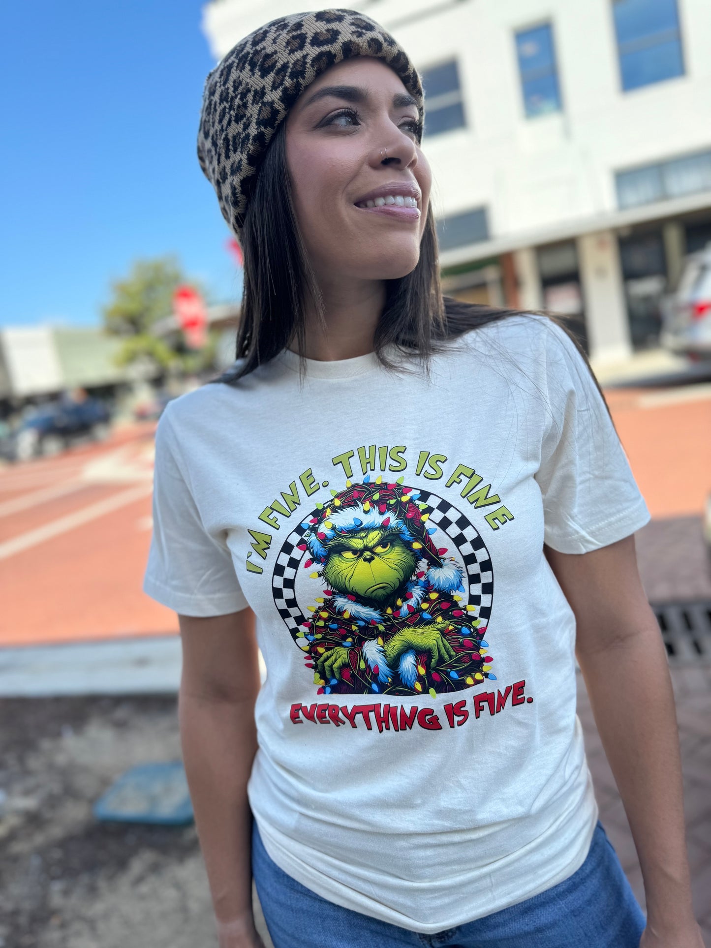 Grinch is Fine Tee (DB)