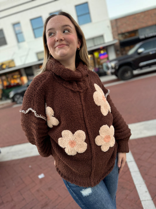 Above All Knit Sweater - Cocoa