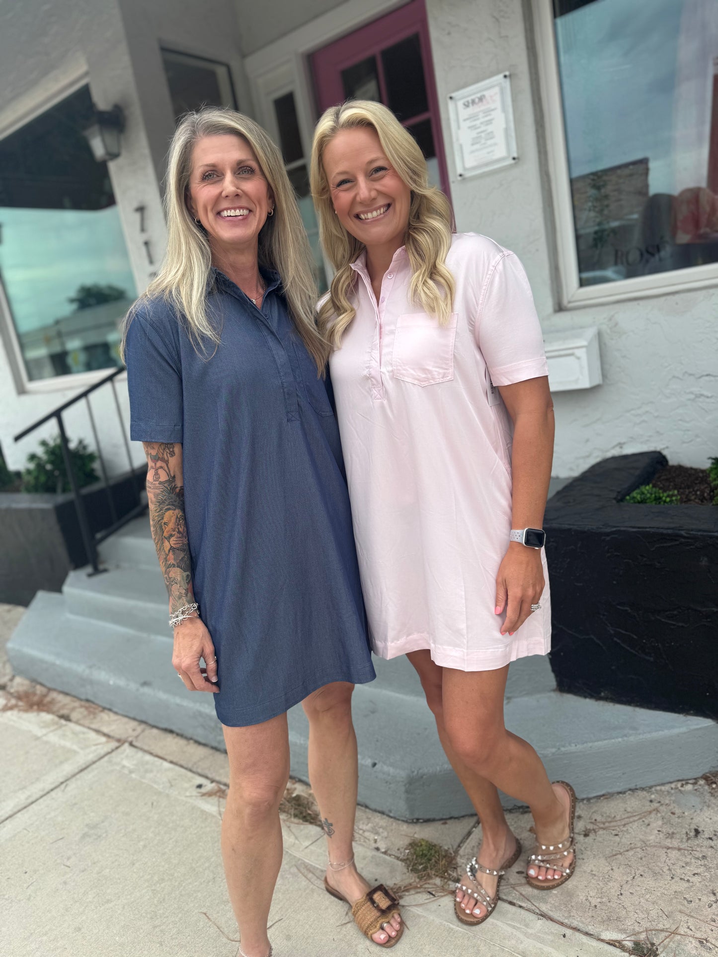Weekend Stroll Shirt Dress