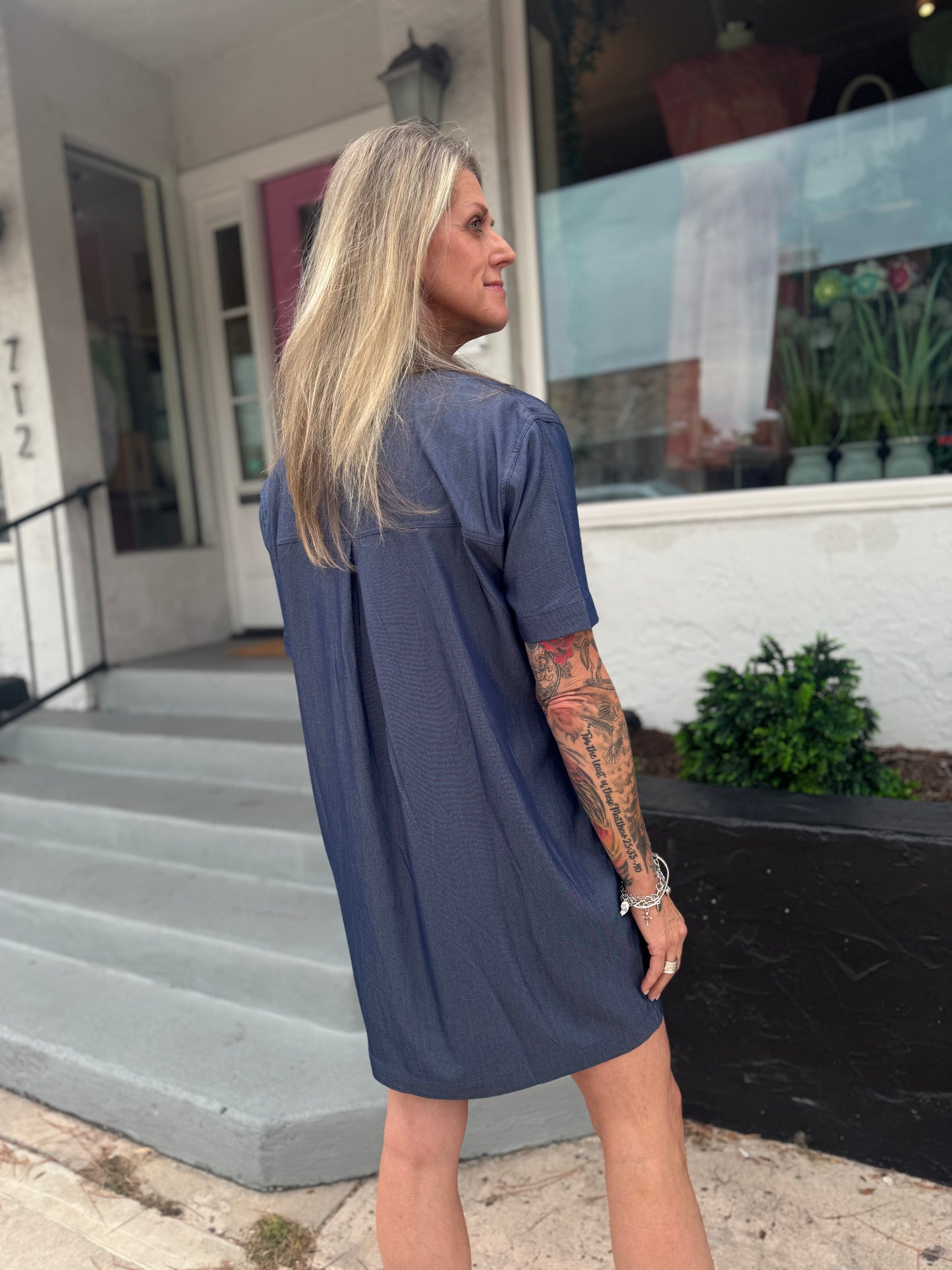 Weekend Stroll Shirt Dress