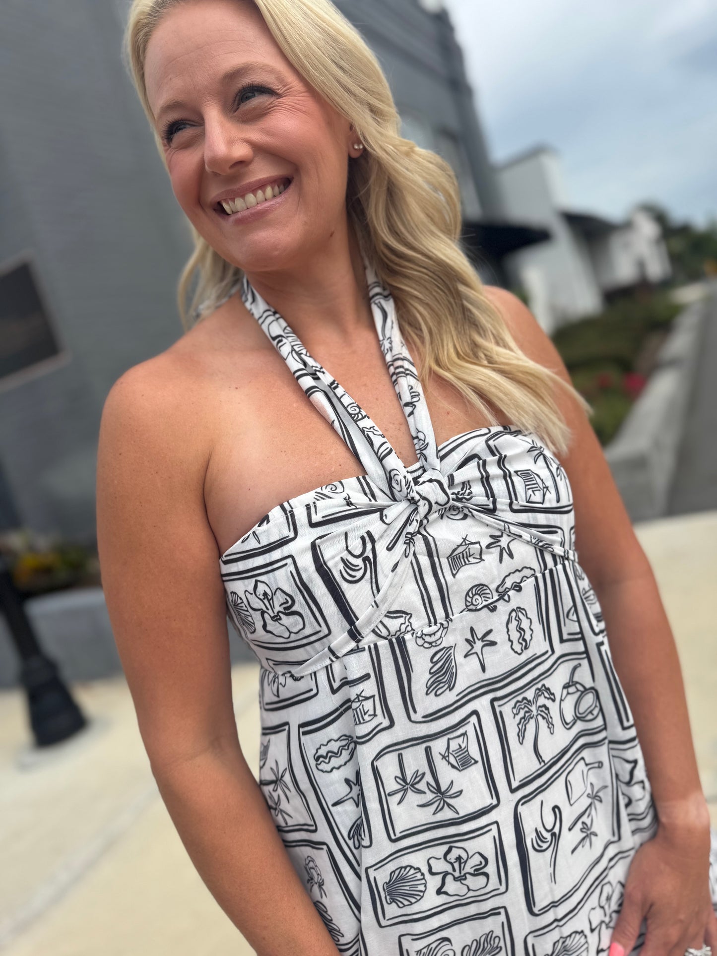 Seaside Postcard Dress