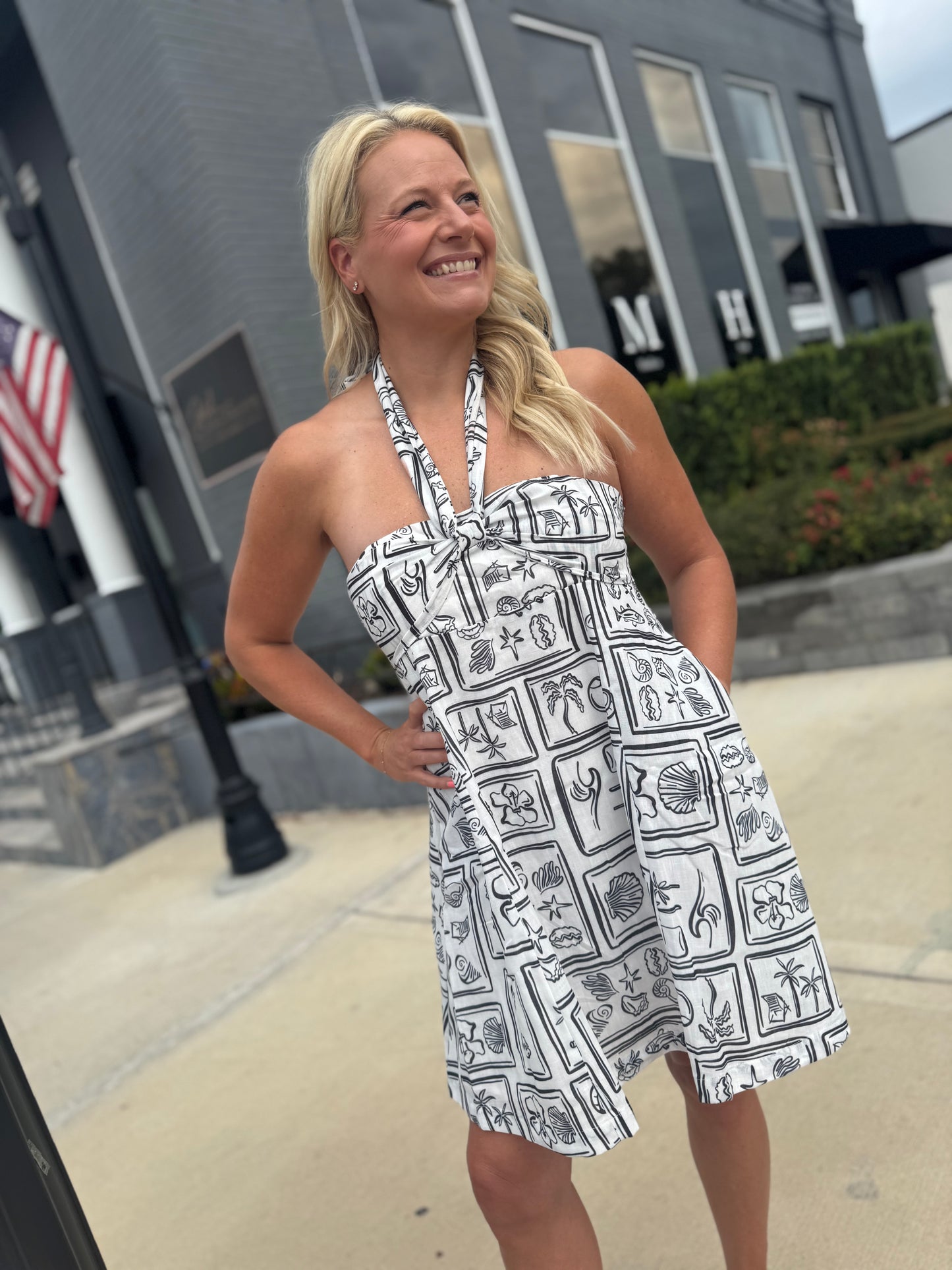 Seaside Postcard Dress