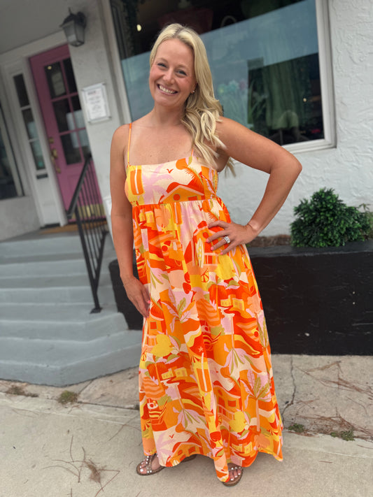 Paradise Please Midi Dress