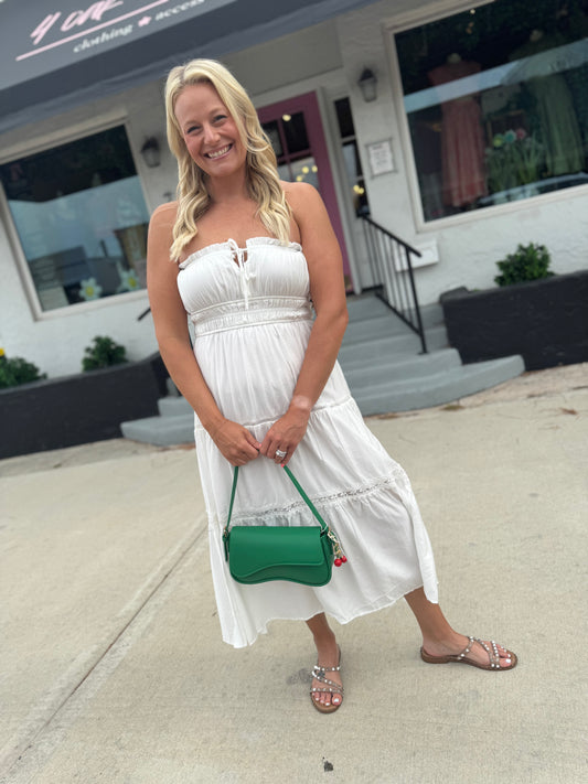 Sweet Escape Tie Front Midi Dress