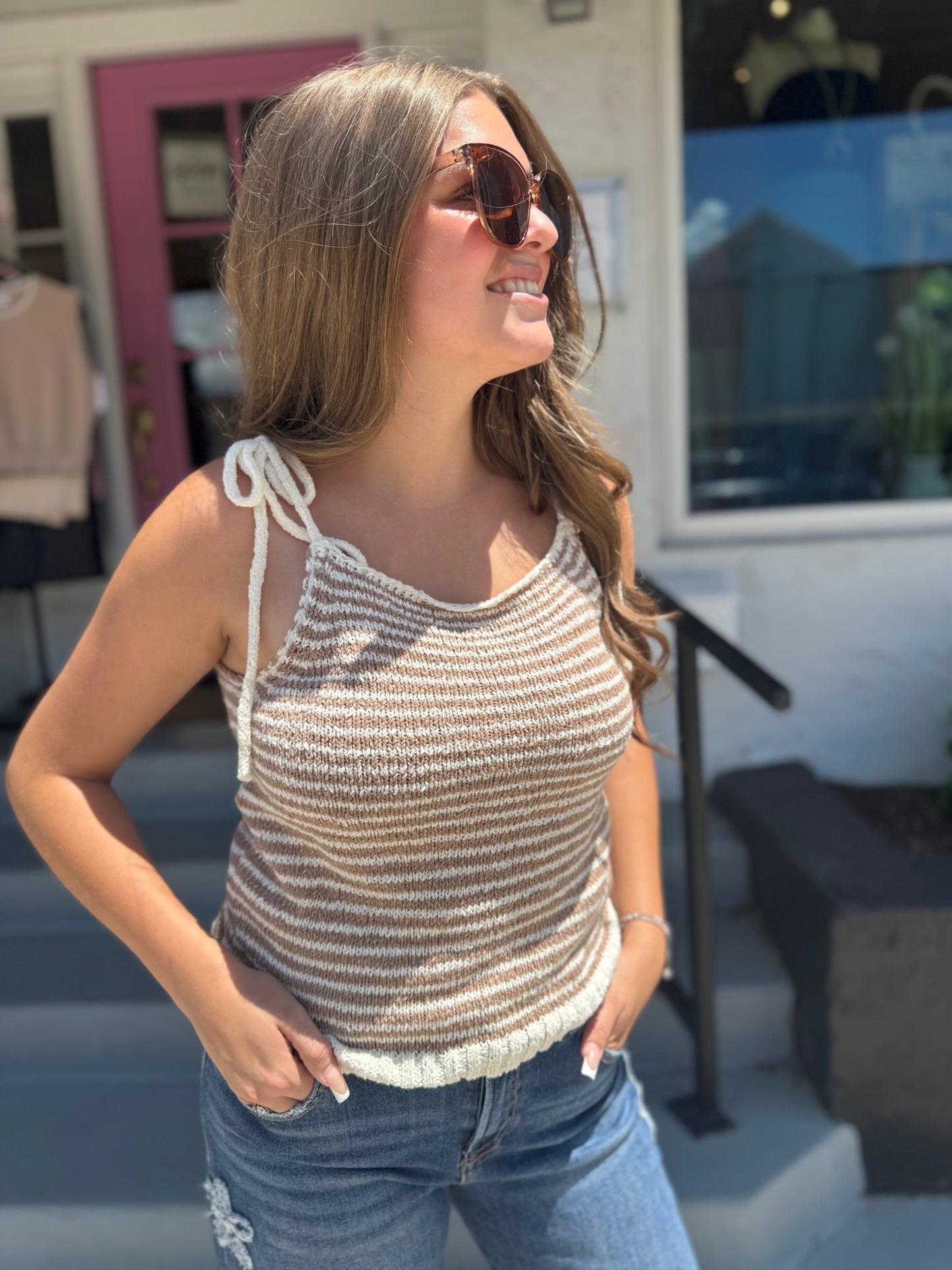 Boardwalk Breeze Crochet Cami