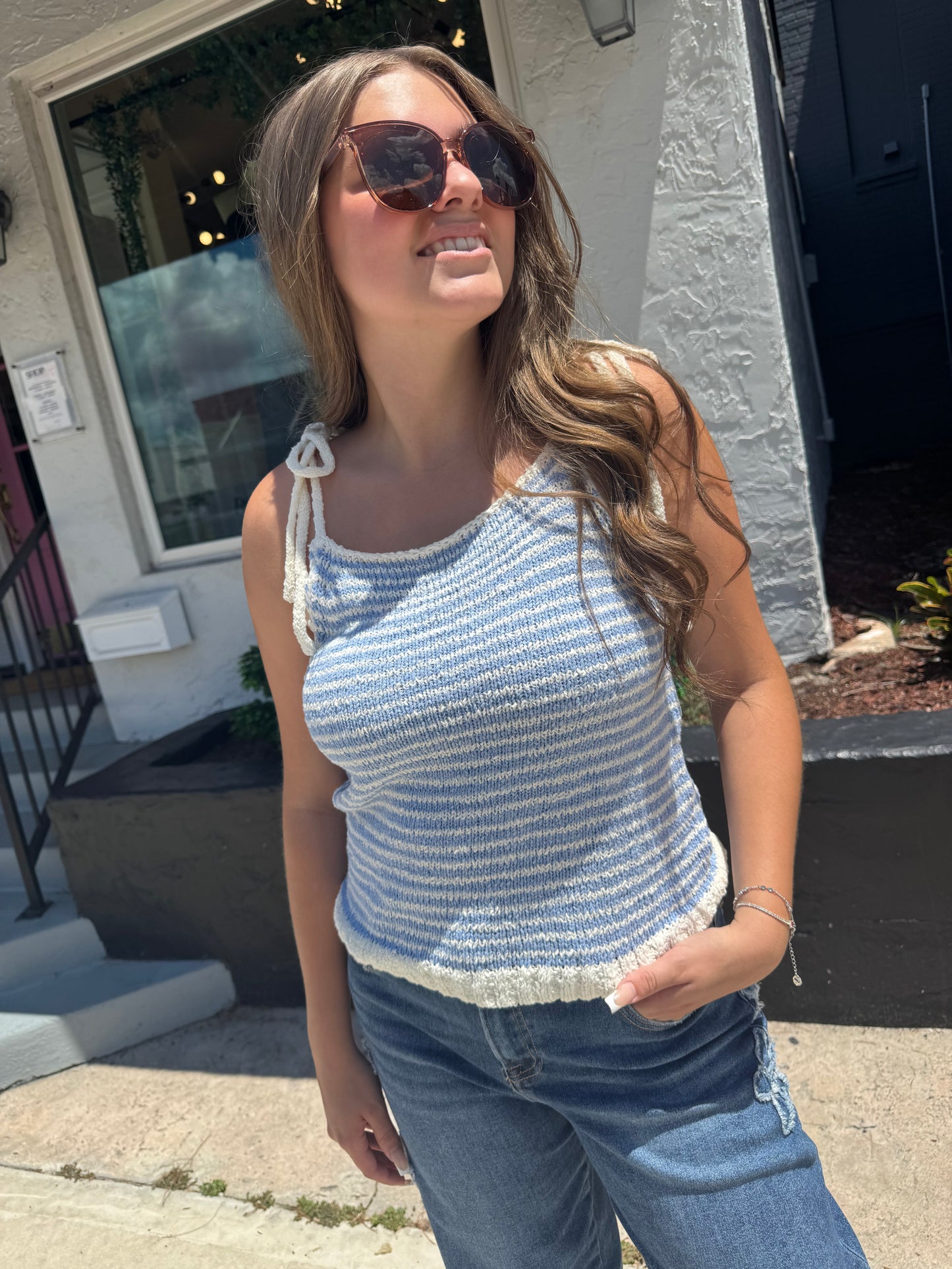 Boardwalk Breeze Crochet Cami