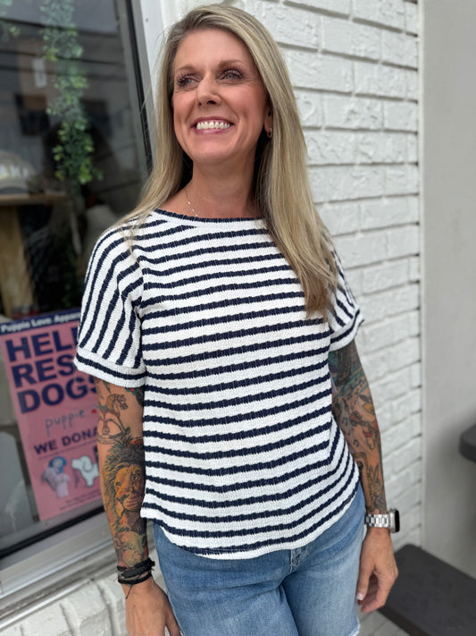 The Coastal Stripe Tee