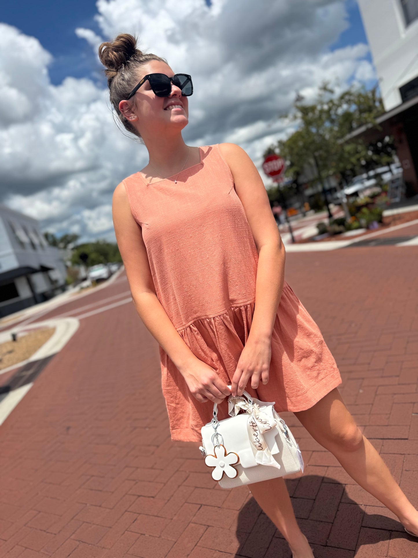 The Flirt Factor Dress - Papaya