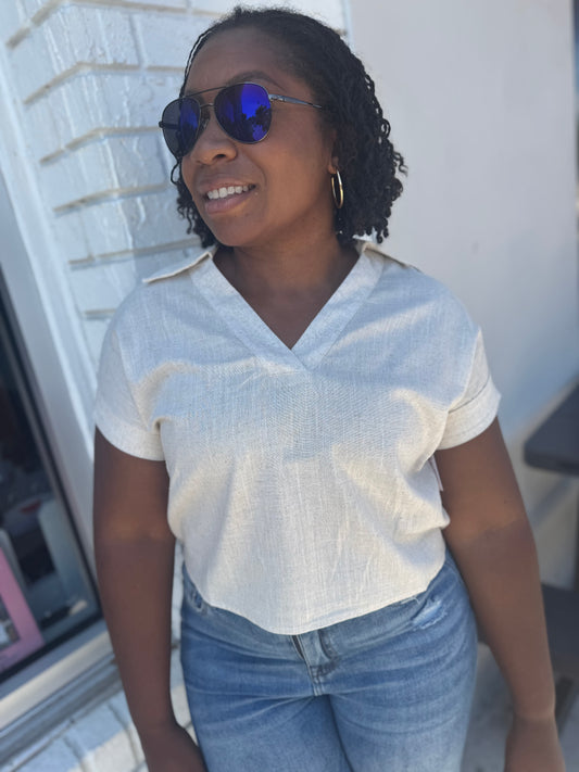 The Collar Me Cool Top