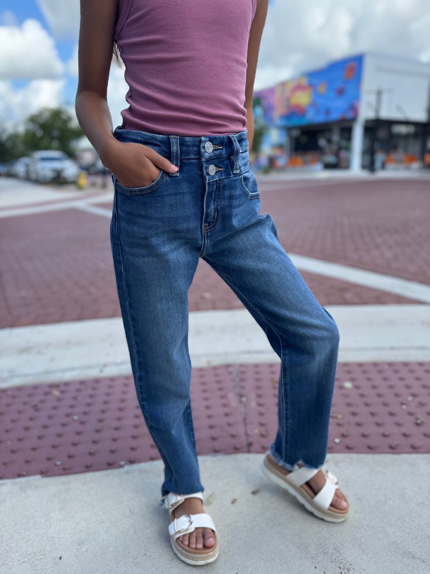The Sia Straight Leg Jeans - YOUTH