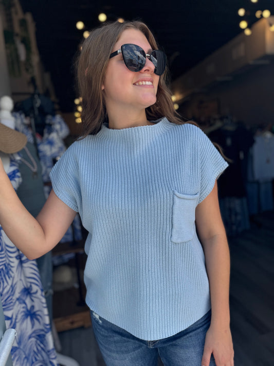 Move It Mock Neck Knit Top - 2 Colors