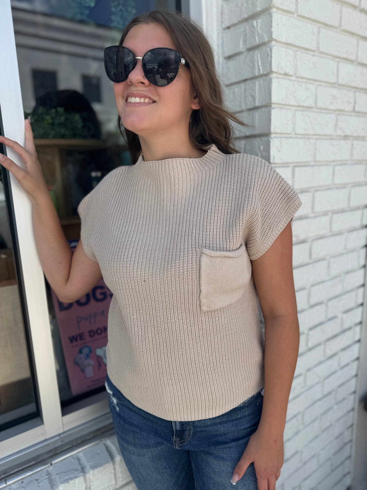 Move It Mock Neck Knit Top - 2 Colors