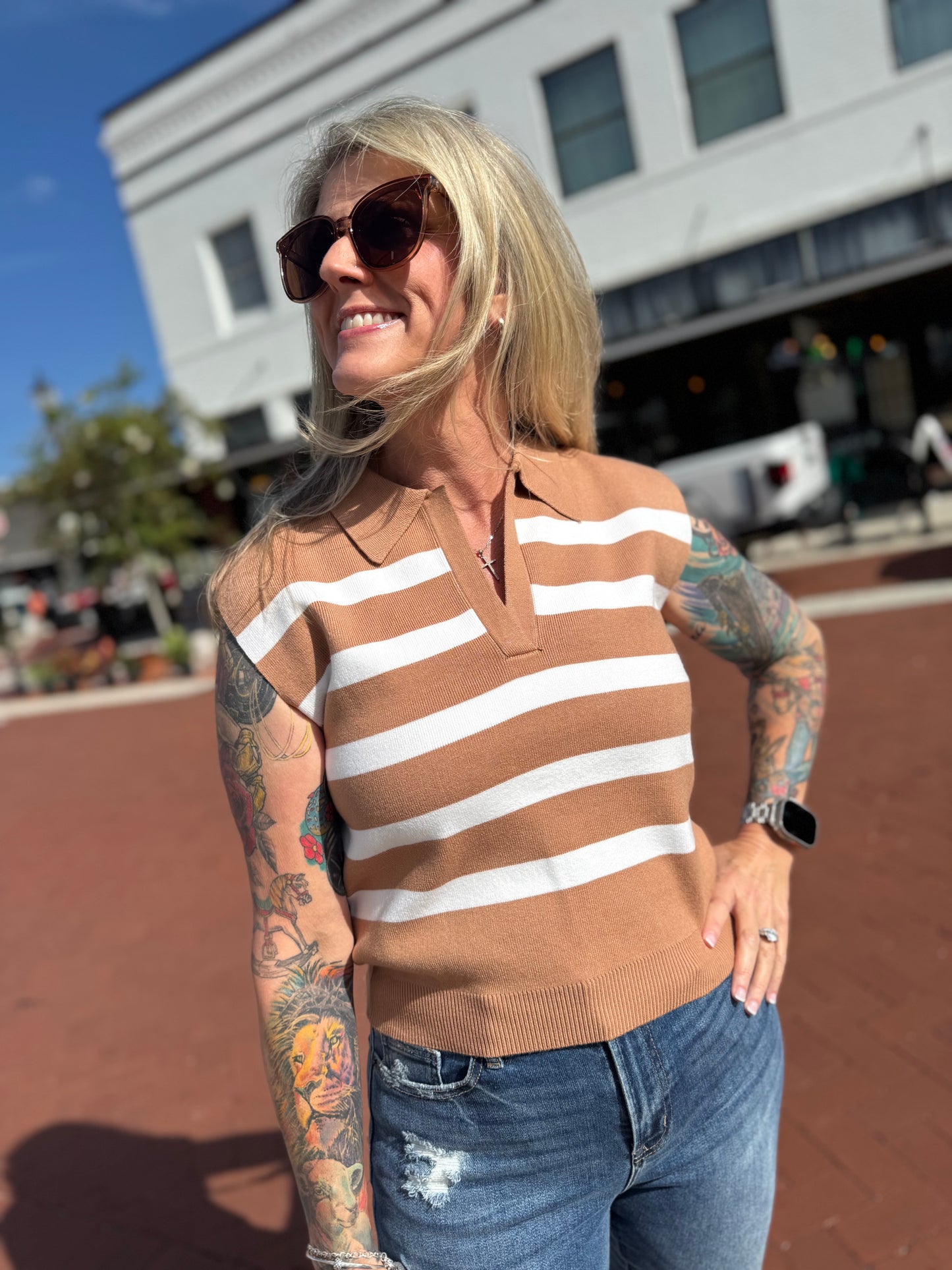 The Golden Hour Knit Top