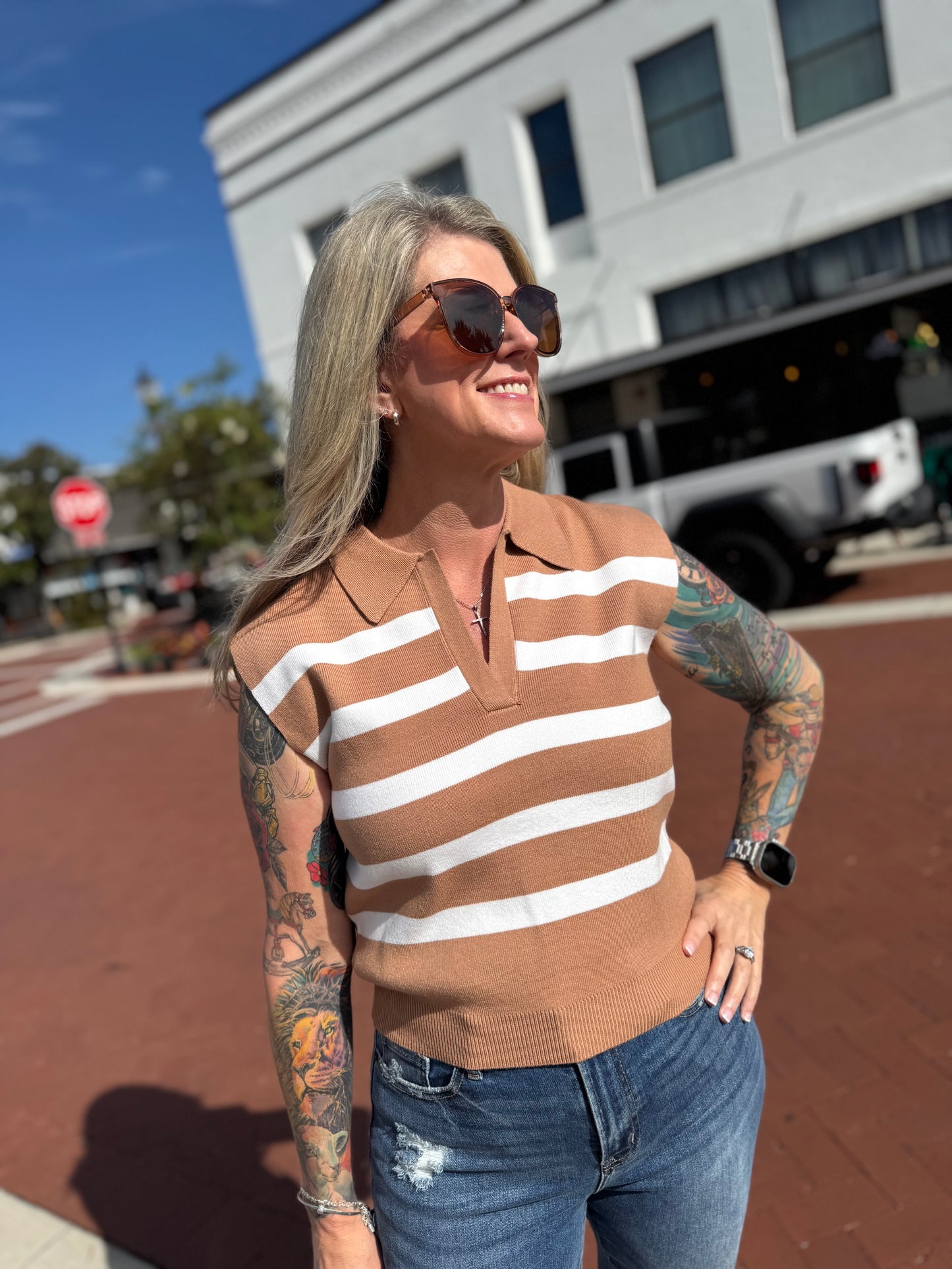 The Golden Hour Knit Top