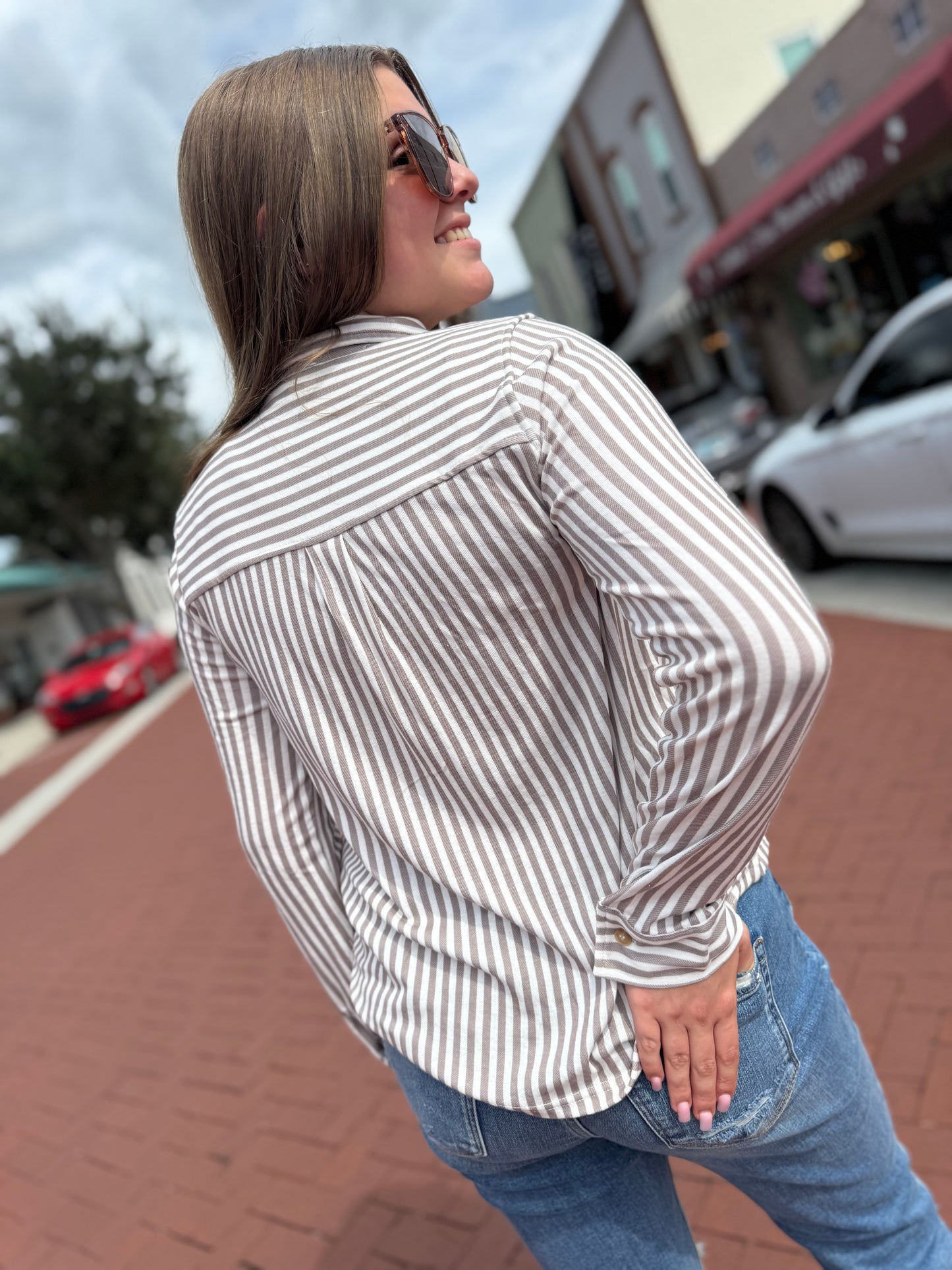 The Illusion Stripe Top