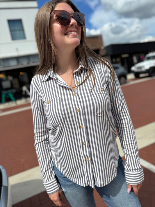 The Illusion Stripe Top