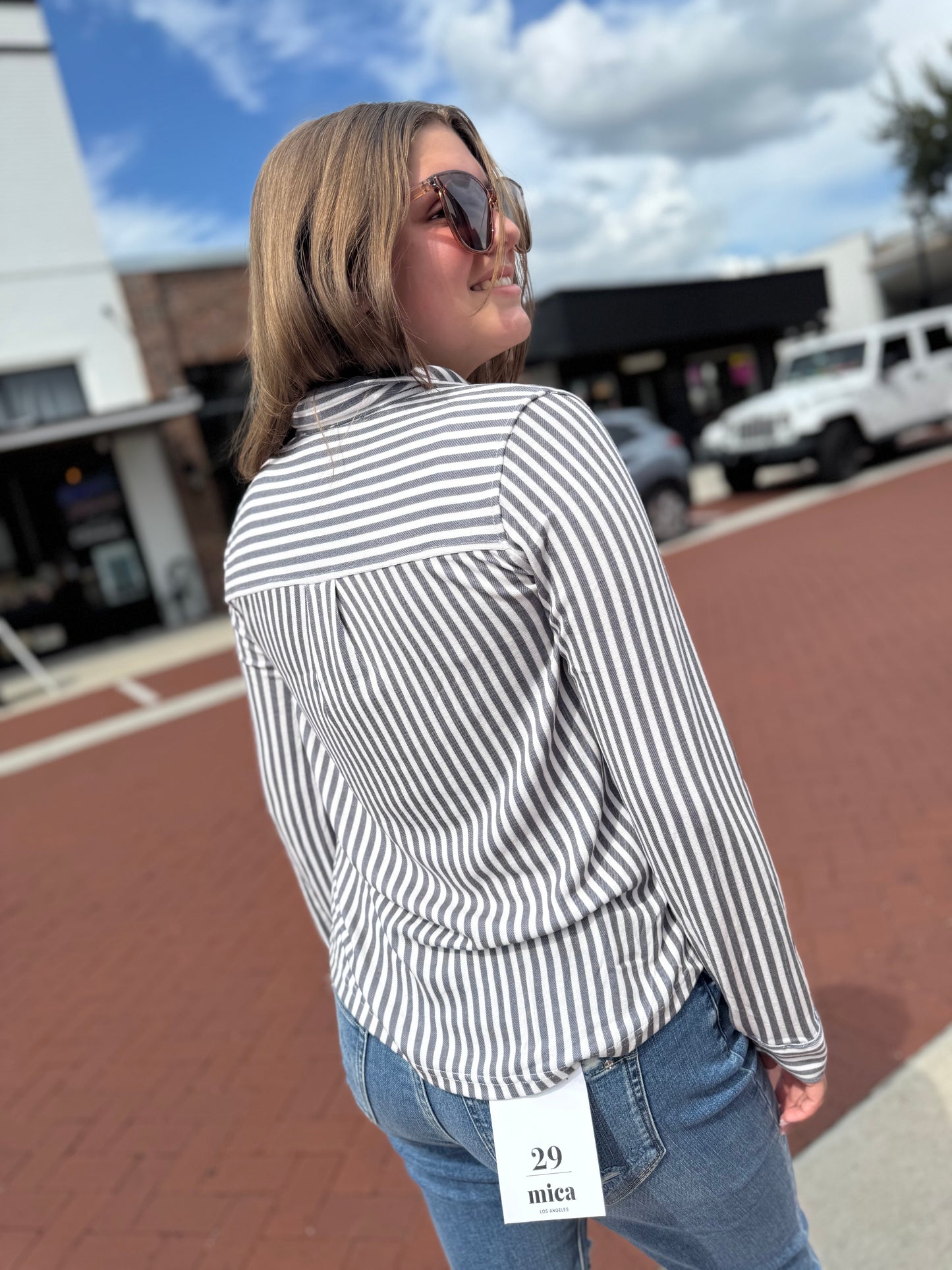 The Illusion Stripe Top