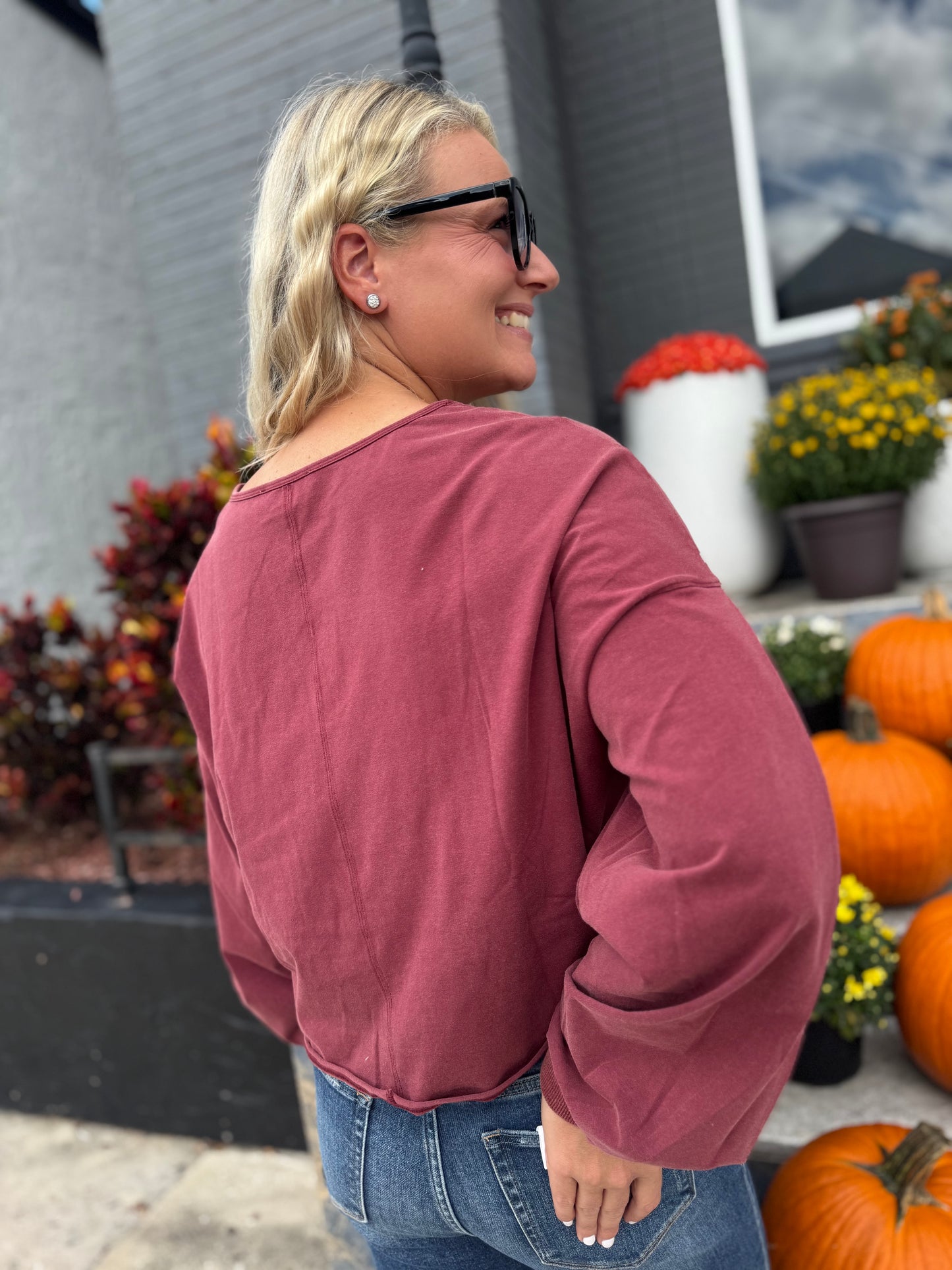 The Peek A Vee Knit Top