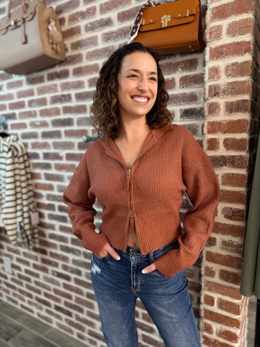 The Zip & Sip Cardigan