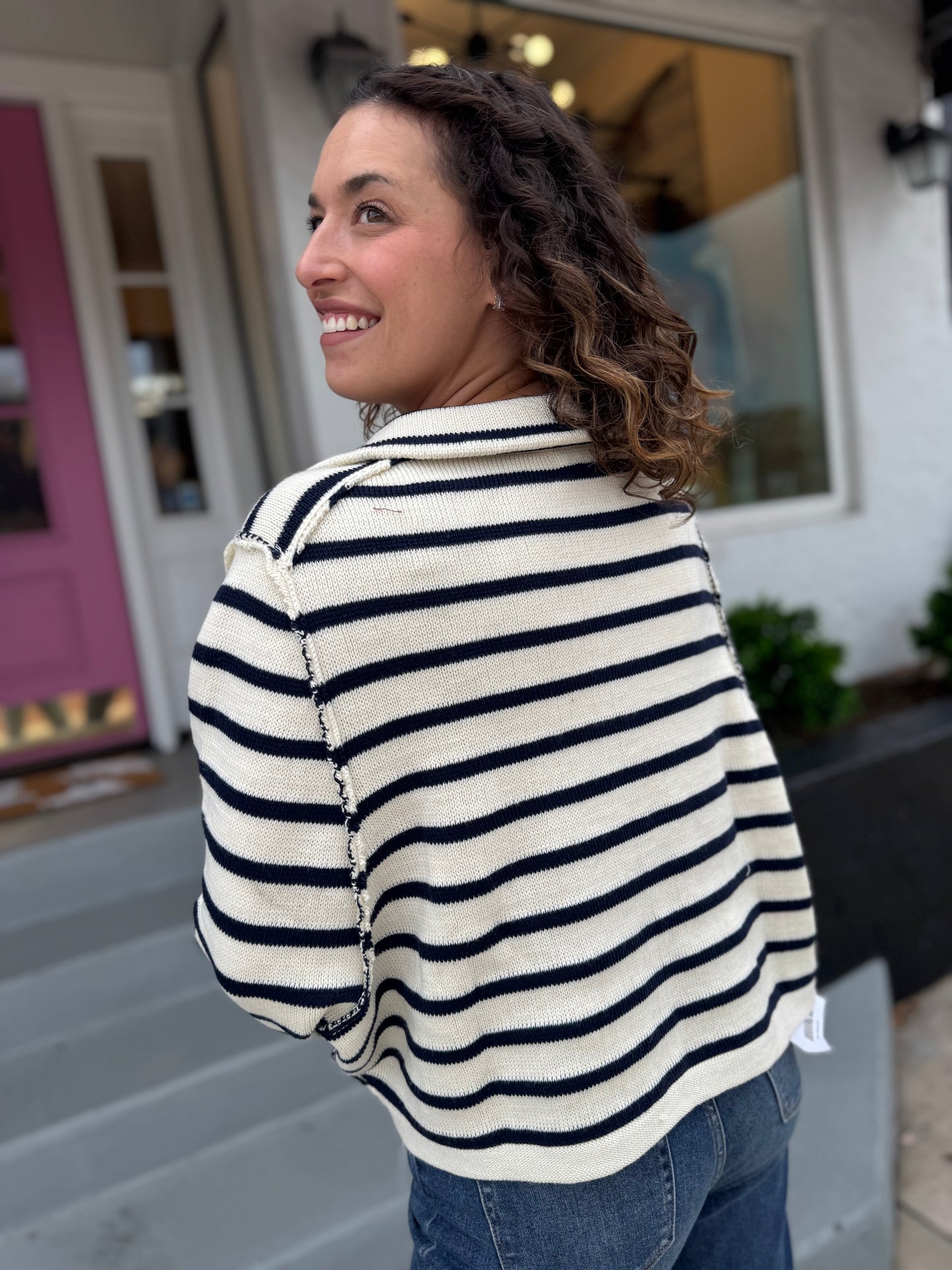 Harvest Stripes Knit Top