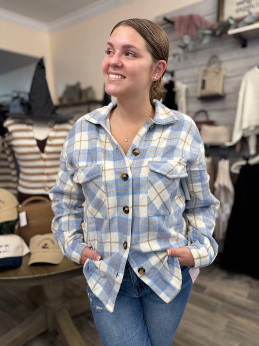 The Cozy Check In Shacket