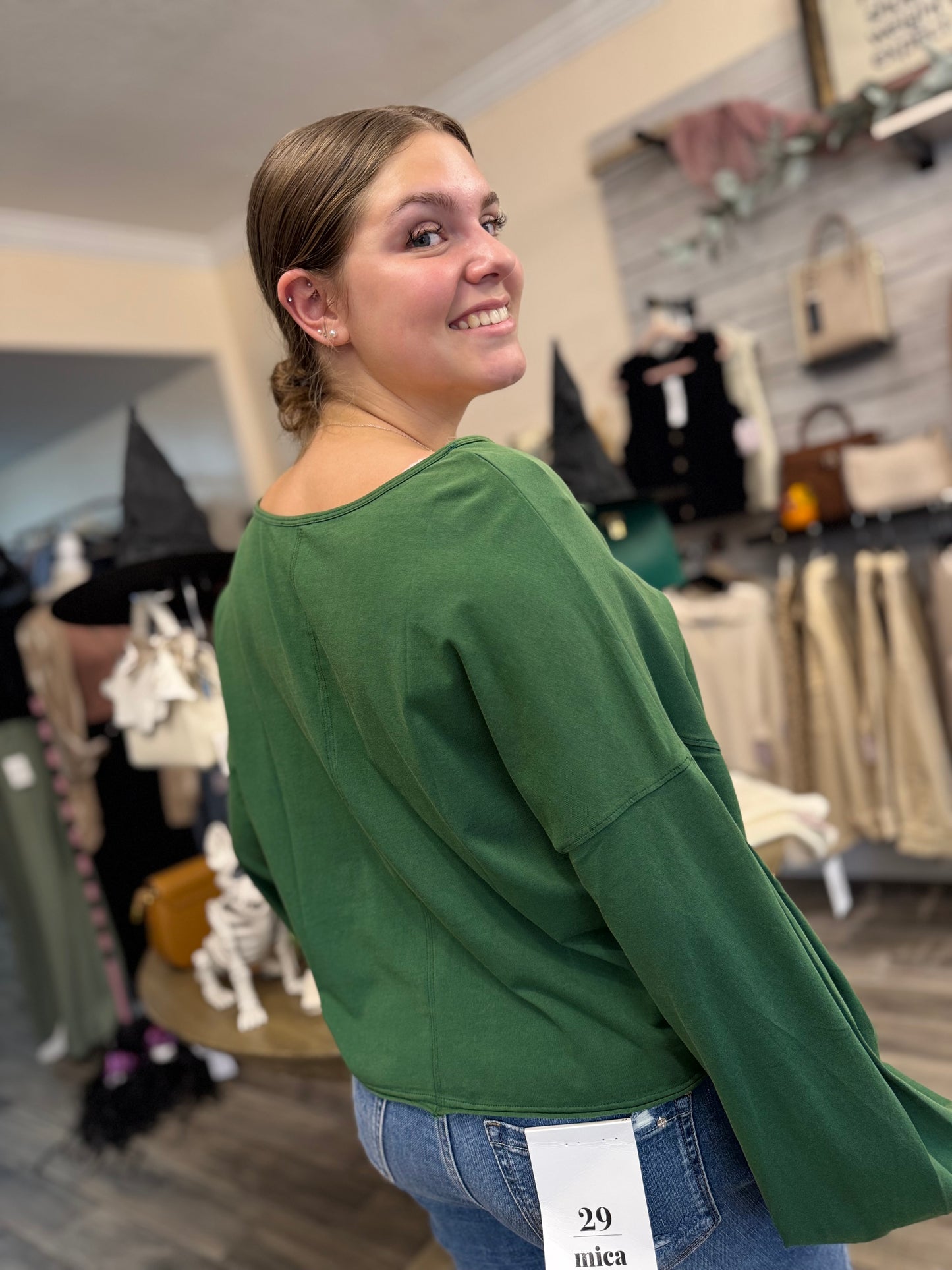The Peek A Vee Knit Top