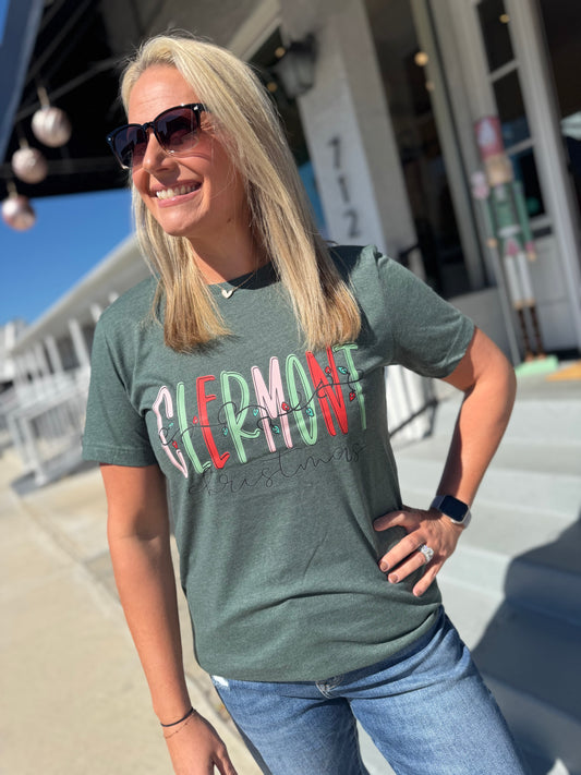 Clermont Christmas Lights Tee (2025 DB)